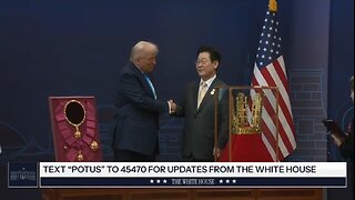 South Korea Gifted Trump With Its Highest Award - A Gold Crown