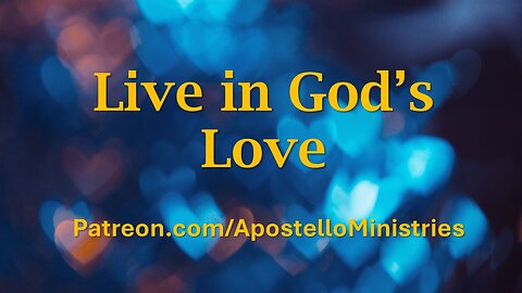 Live in God's Love