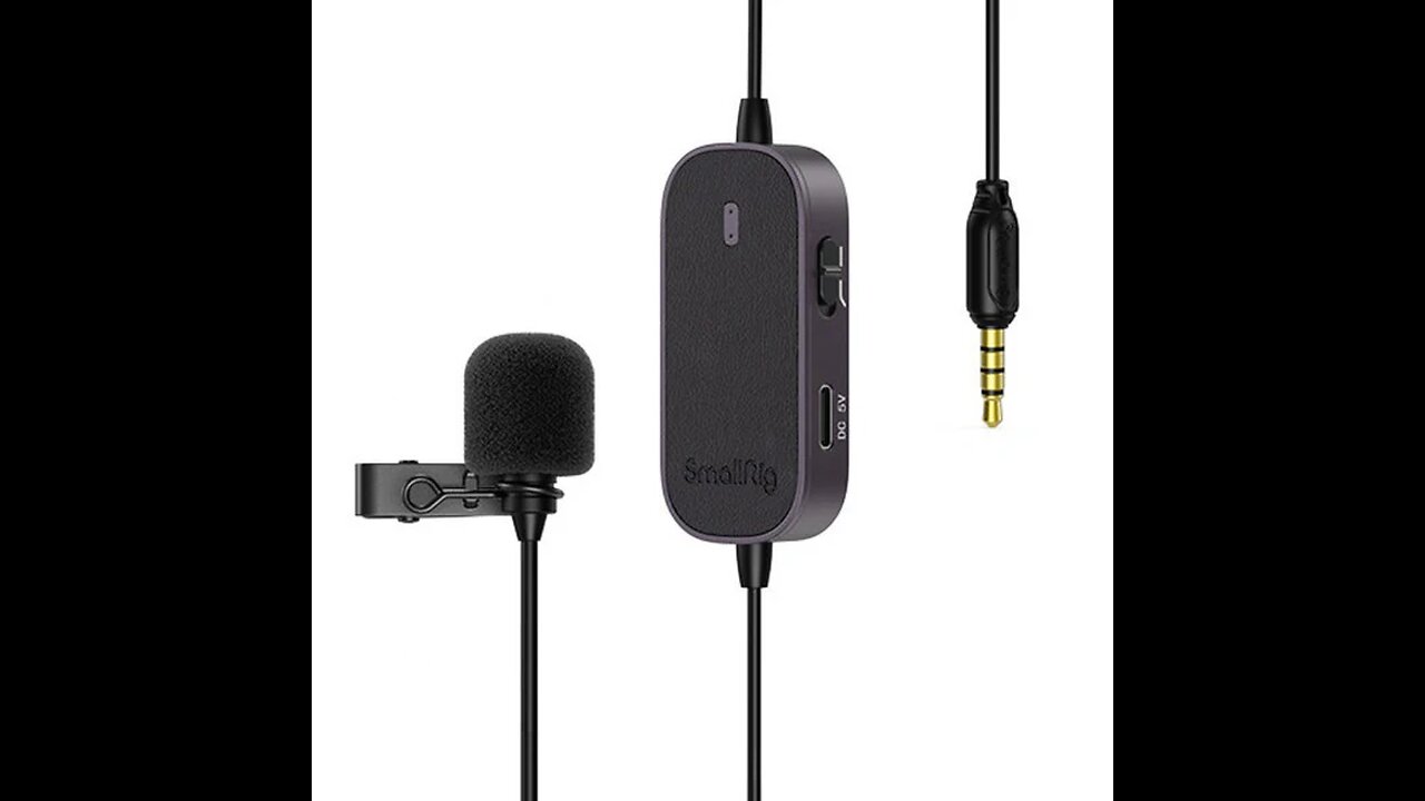 Omnidirectional Lavalier_Lapel Microphone, with Noice Cancellation Tech For Recording & Live