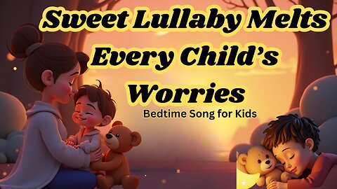 This Sweet Lullaby Melts Every Child’s Worries | Magic Bedtime Song for Kids