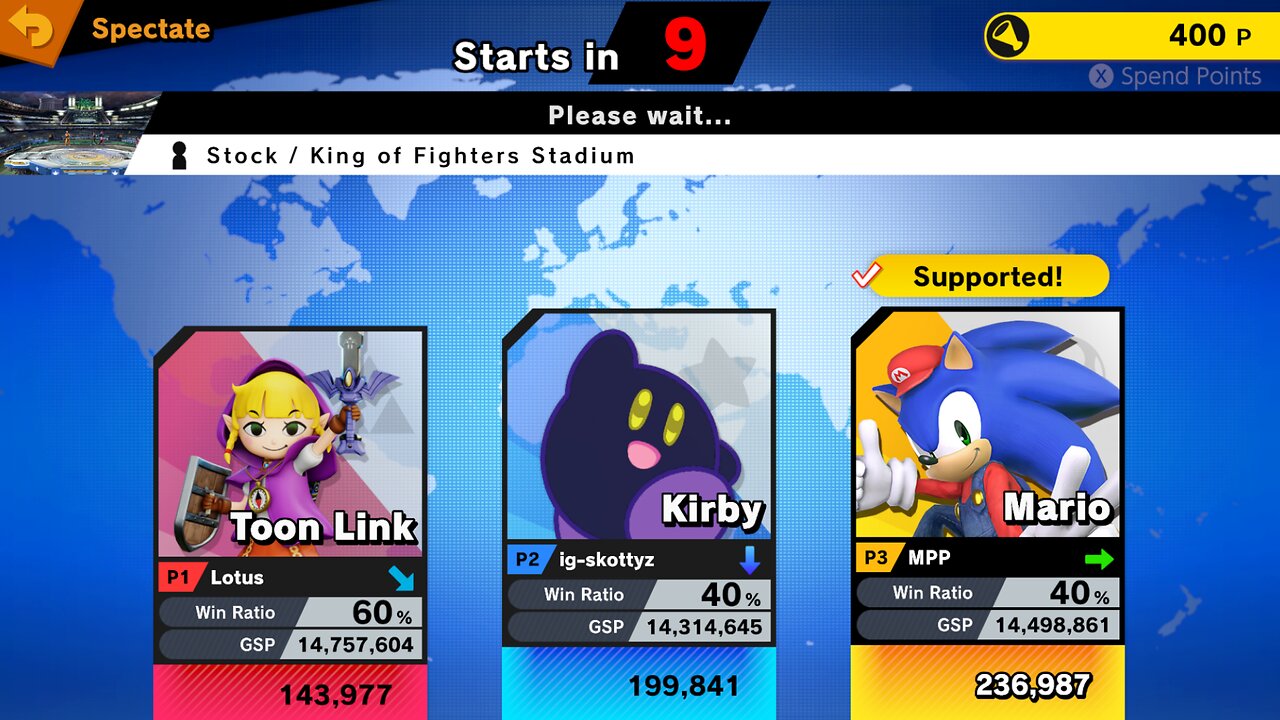 SSBU Online Spectator Mode with Special Characters 7/11/25