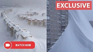 Heavy Snowfall in Kamchatka Buries Cities