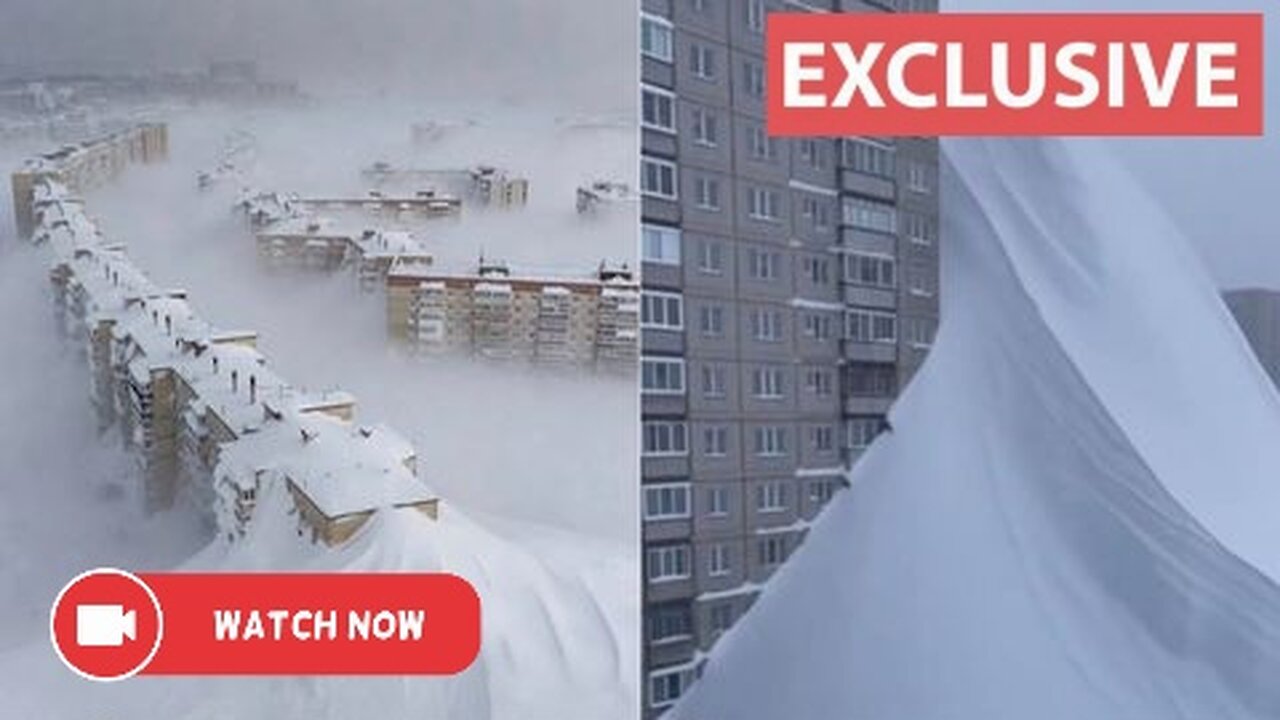 Heavy Snowfall in Kamchatka Buries Cities