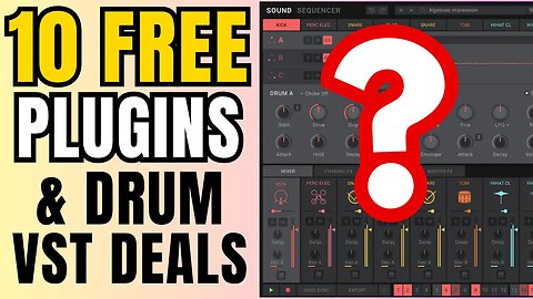 Don’t Miss Out: 10 FREE Plugins + Drum VSTs to Level Up Your Music! BFD 3.5 TRIAZ Drum Machine UJAM