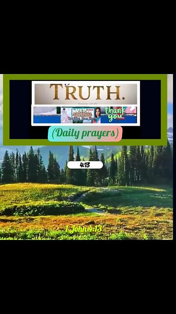 Daily Verse 1 John 4:13 Hereby know we that we dwell in him.