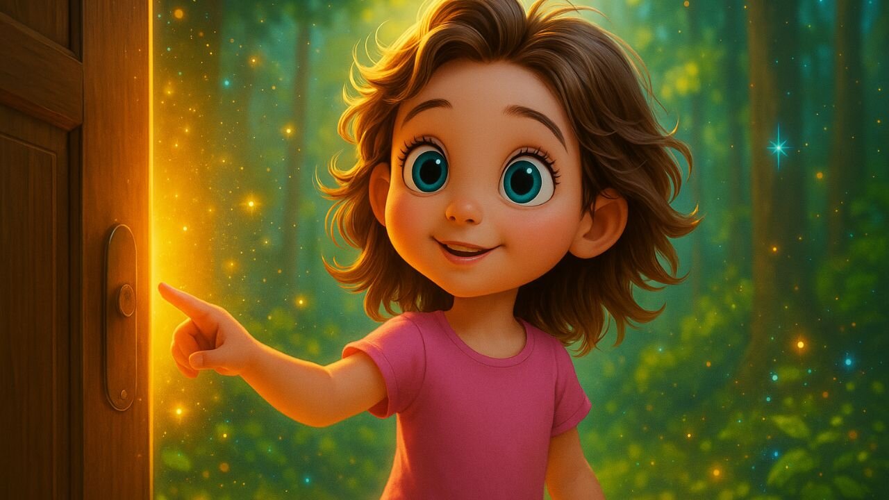 A MENINA QUE DESCOBRIU A PORTA SECRETA PARA UM REINO DE ALEGRIA: HISTÓRIA INFANTIL