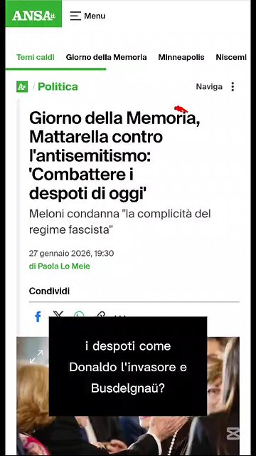 la notizia del giorno