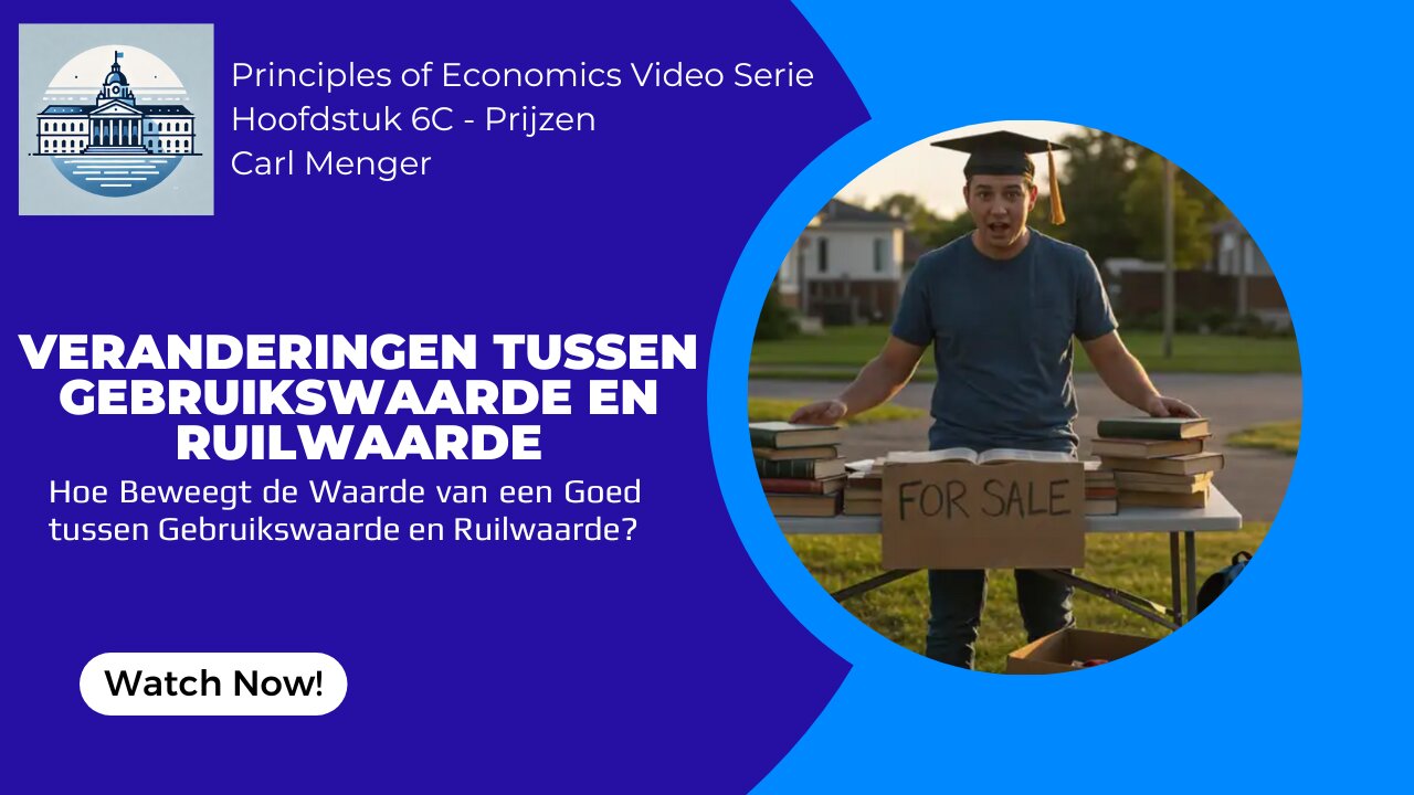 Principles of Economics van Carl Menger H6C - Veranderingen Tussen Gebruikswaarde en Ruilwaarde