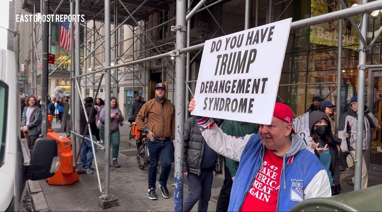 MAGA Counter-Protest Anti-Trump/Musk March in NYC