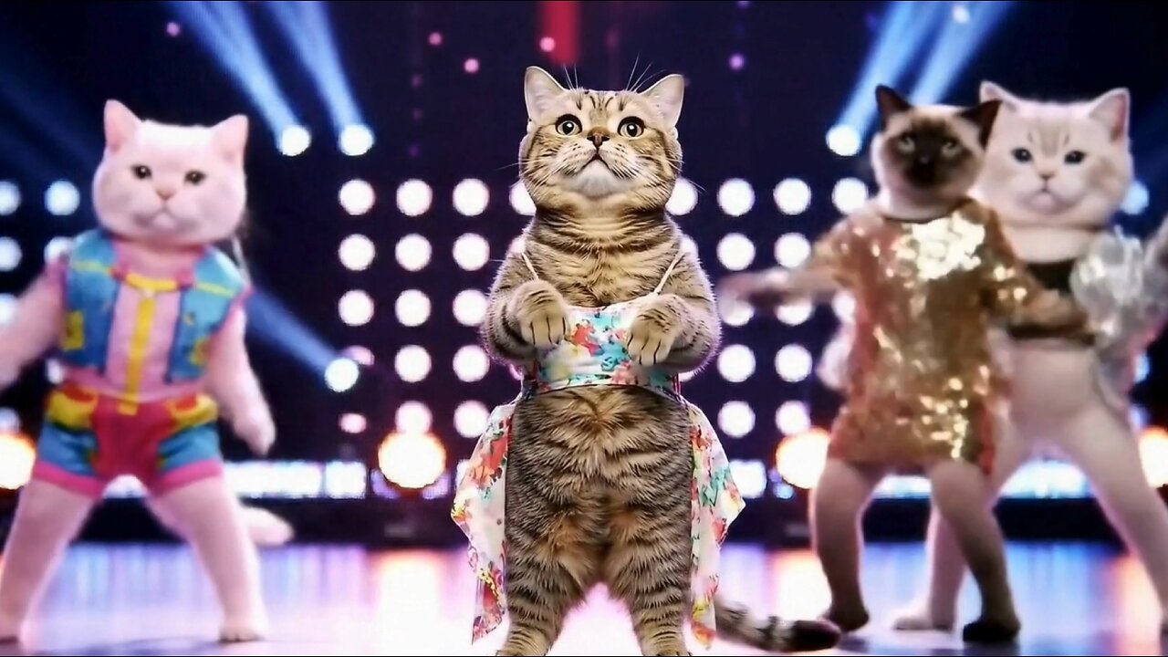 Meow Pop Star 🎤 | Will they pass America's Got Talent audition? K.A.T. America's Cat band!