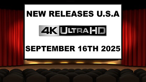 NEW 4K UHD Releases [SEPTEMBER 16TH 2025 | U.S.A]