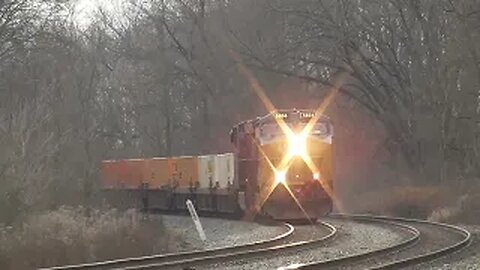 CSX I137 Intermodal Train from Lodi, Ohio December 22, 2023