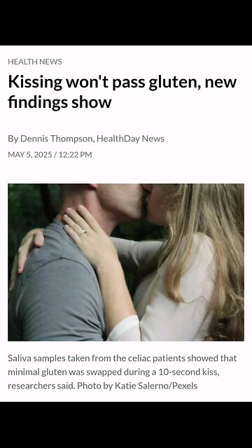 Celiac Disease Kissing Treatment Awareness Gluten Month