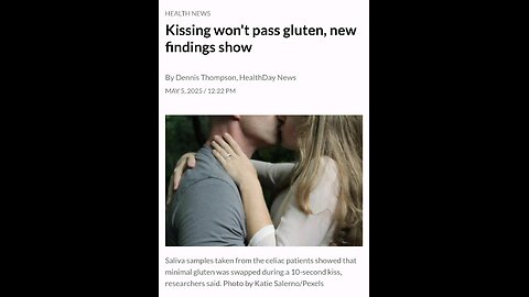Celiac Disease Kissing Treatment Awareness Gluten Month