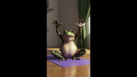 It’s Frog Yoga Time!🐸✨