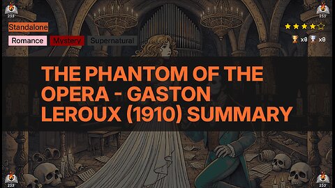 The Phantom of the Opera - Gaston Leroux (1910) Summary