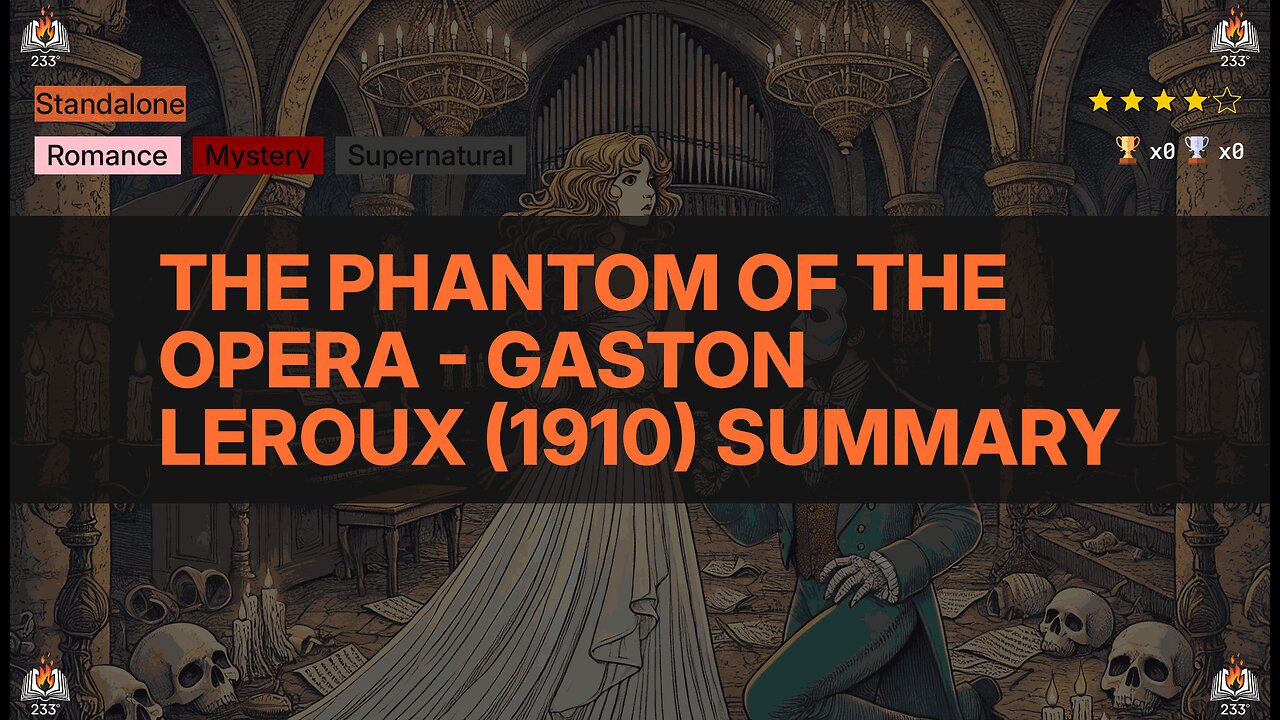 The Phantom of the Opera - Gaston Leroux (1910) Summary