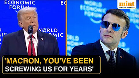 Trump torches Macron.