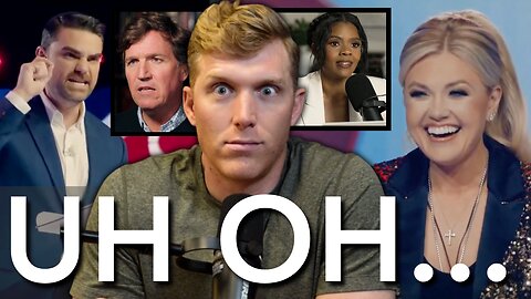 Ben Shapiro CRASHES OUT on Tucker Carlson and Candace Owens at AMFEST! Erika Kirk JABS at Candace!