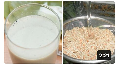 "Dairy-Free Milk Recipe with 9 Times More Calcium Than Cow's Milk"