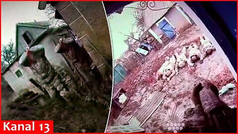 The operation to cleanse a village near Pokrovsk： Russian soldiers hiding in houses surrender