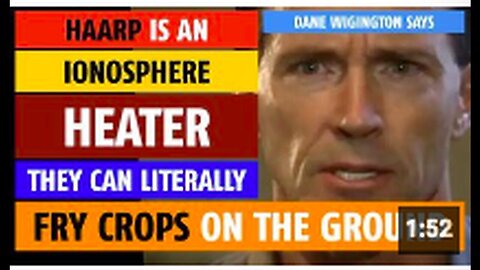 "Dane Wigington Claims HAARP Ionosphere Heater Can Literally Fry Ground Crops"