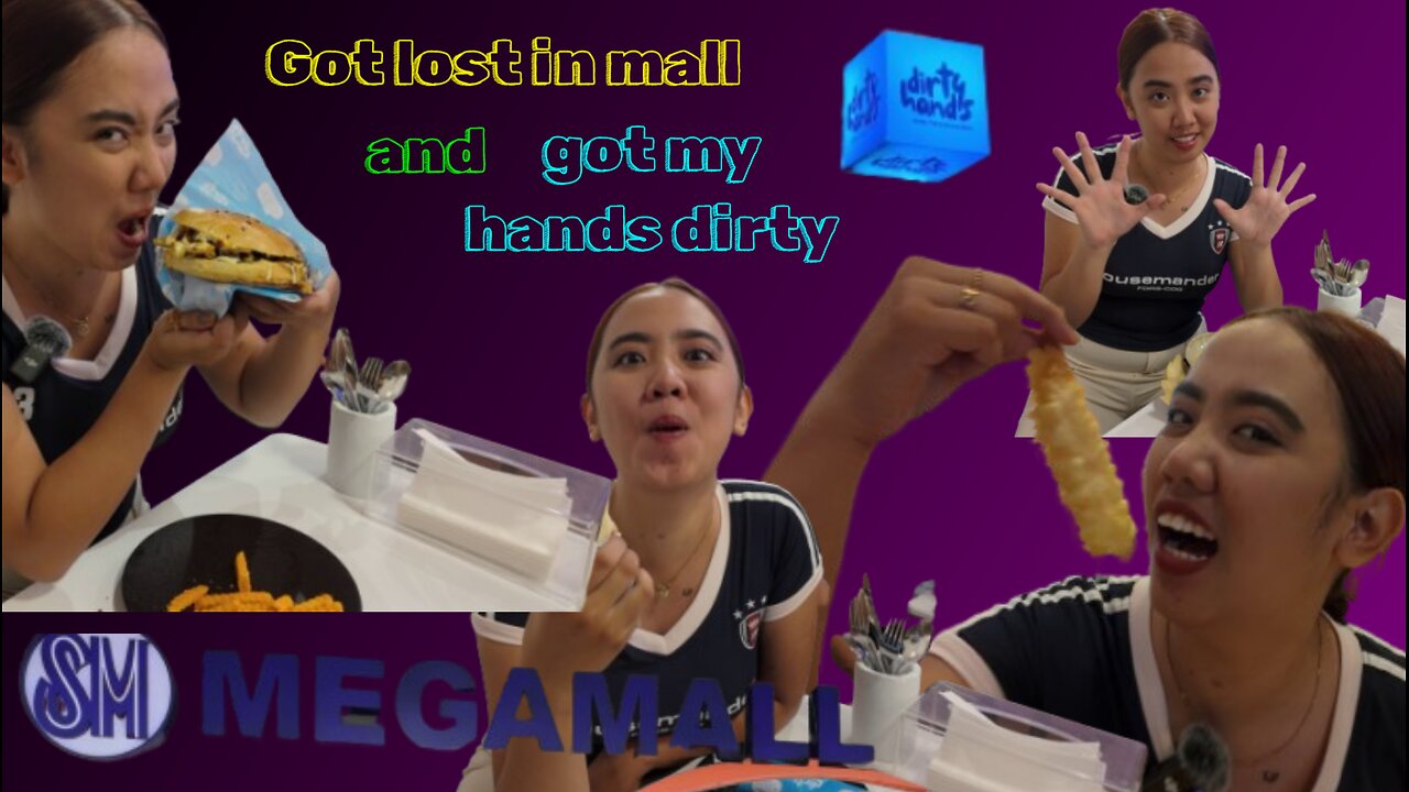 Got Lost at Mall Food Crawl & Tried Eating with Bare Hands at Dirty Hands!