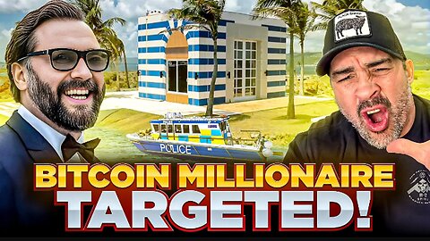 EXCLUSIVE! Bitcoin Millionaire Raids Epstein Island..Now He’s Targeted By the Government