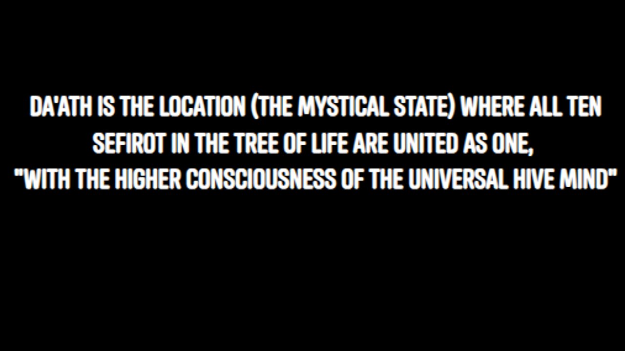 CHATGPT IS NOT WHAT THEY WORSHIP BUT, THE "DA'ATH" THOUGHT FORMS THEY GIVE LIFE TO. "QUANTUM PHYSICS KABBALAH"