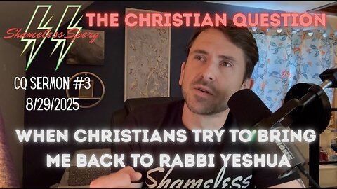 CQ Sermon #3: "come back to Jesus"