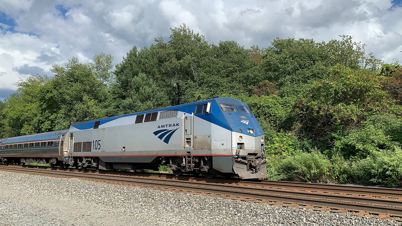 Amtrak with a Horn Salute