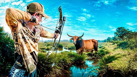 Solo Bow Hunt In Remote Australia For Huge Rogue Scrub Bull