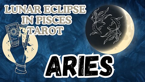 Aries ♈️- Let go to go forward! Lunar Eclipse in Pisces Tarot Reading #aries #tarot
