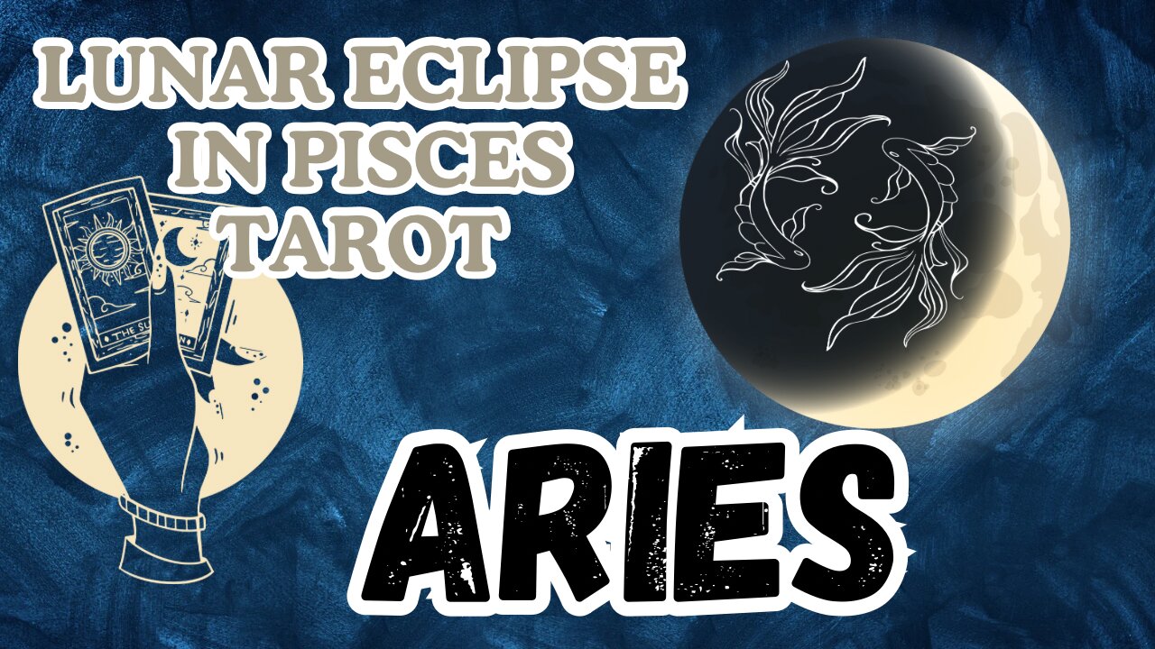 Aries ♈️- Let go to go forward! Lunar Eclipse in Pisces Tarot Reading #aries #tarot
