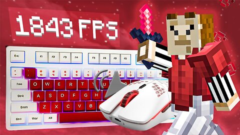 (Breezily Bridging) Bedwars ASMR Keyboard & Mouse Sounds | Hypixel Bedwars