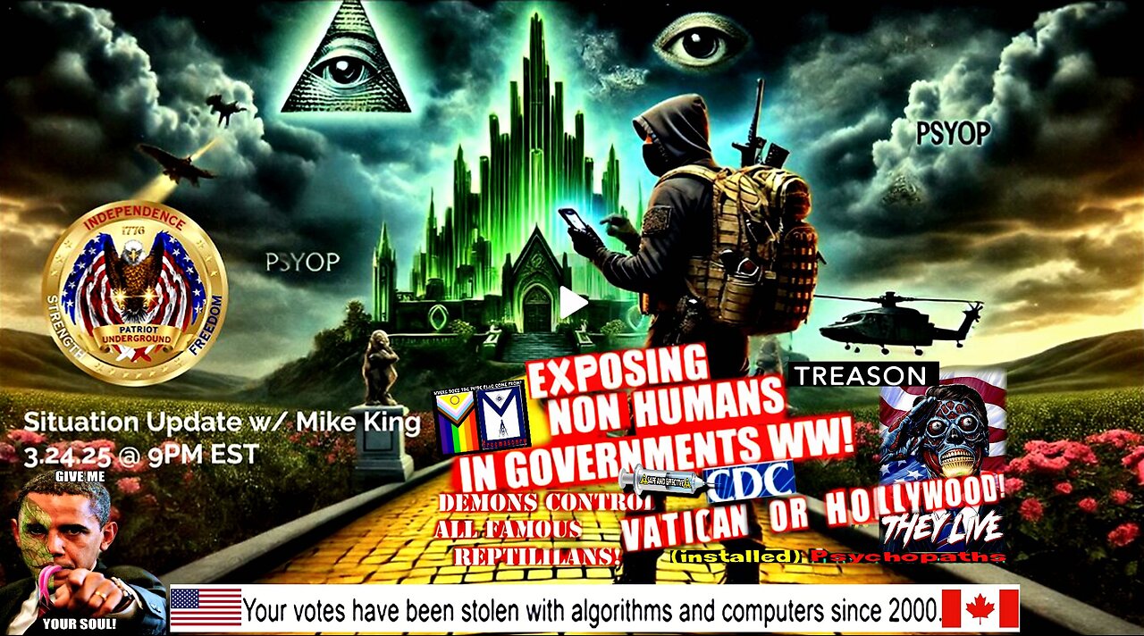 Situation Update w/ Mike King (3.24.25 @ 9PM EST) [related info & links in description]