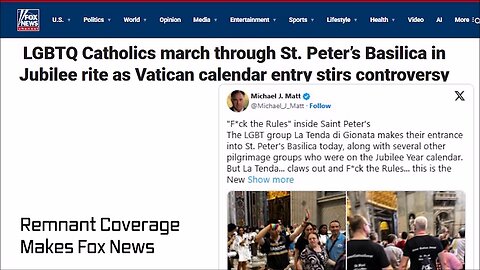 Alphabet people invade St. Peter's Basilica