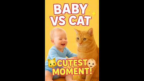 Baby vs Cat: Cutest Playtime Ever! 😻👶