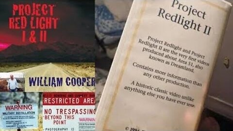 "Unveiling Secrets: Bill Cooper's Project Redlight 1&2 Documentaries on Area 51"