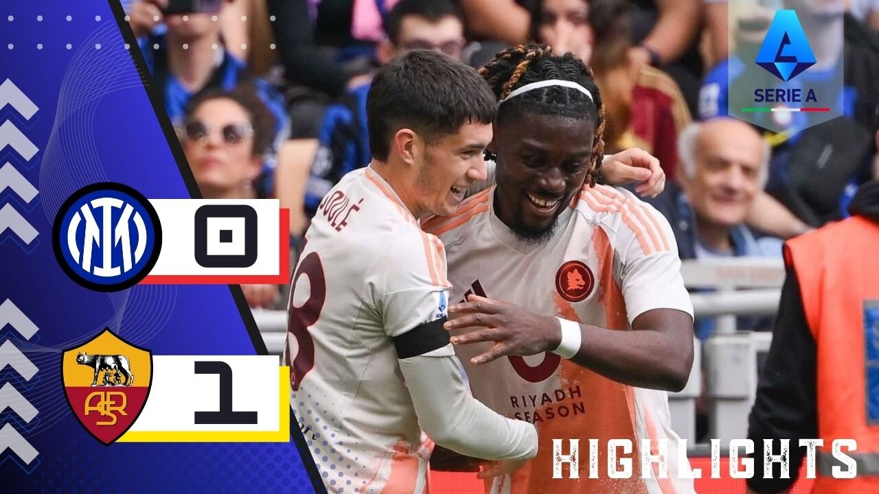 INTER MILAN 0-1 AS ROMA | HIGHLIGHTS | SERIE A 24/25