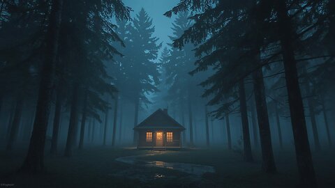 Relax deeply with this gentle rain sound on a black screen — ideal for falling asleep quickly and deeply.