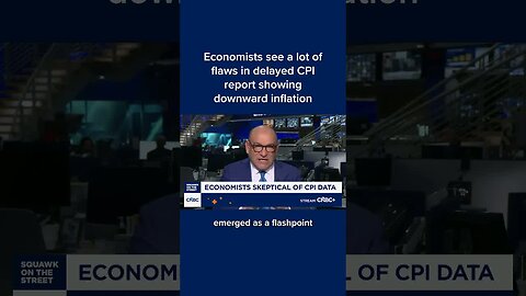 Economists see a lot of flaws in delayed CPI report showing downward inflation