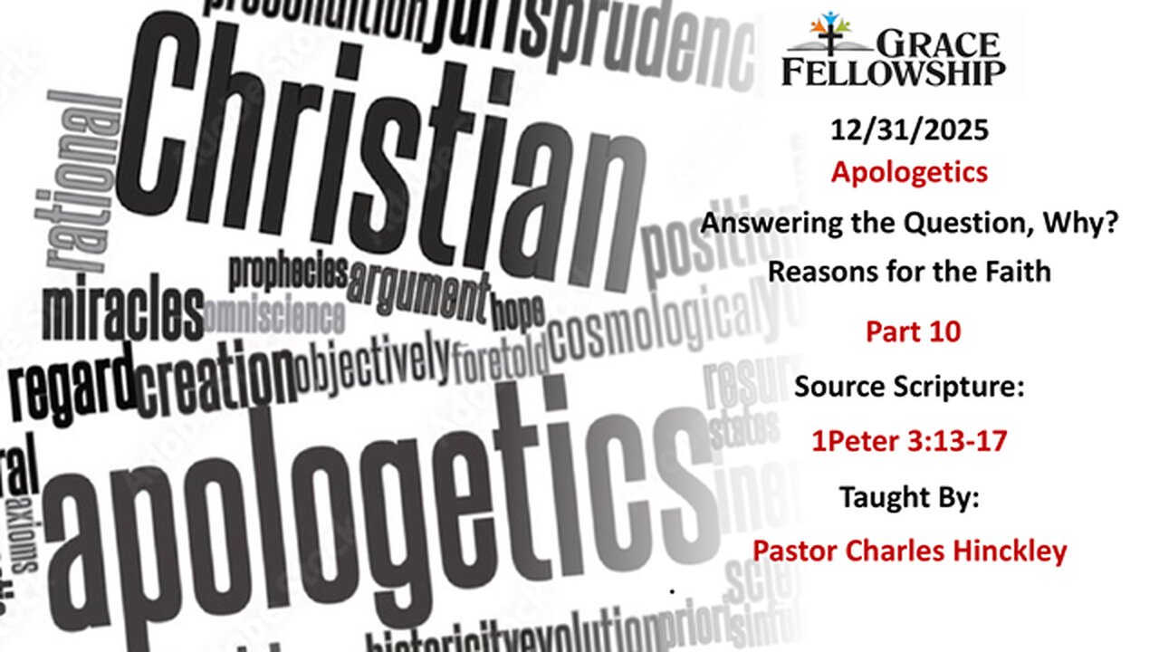 Answering the Question "Why" - Pt 10 - 12.31.25