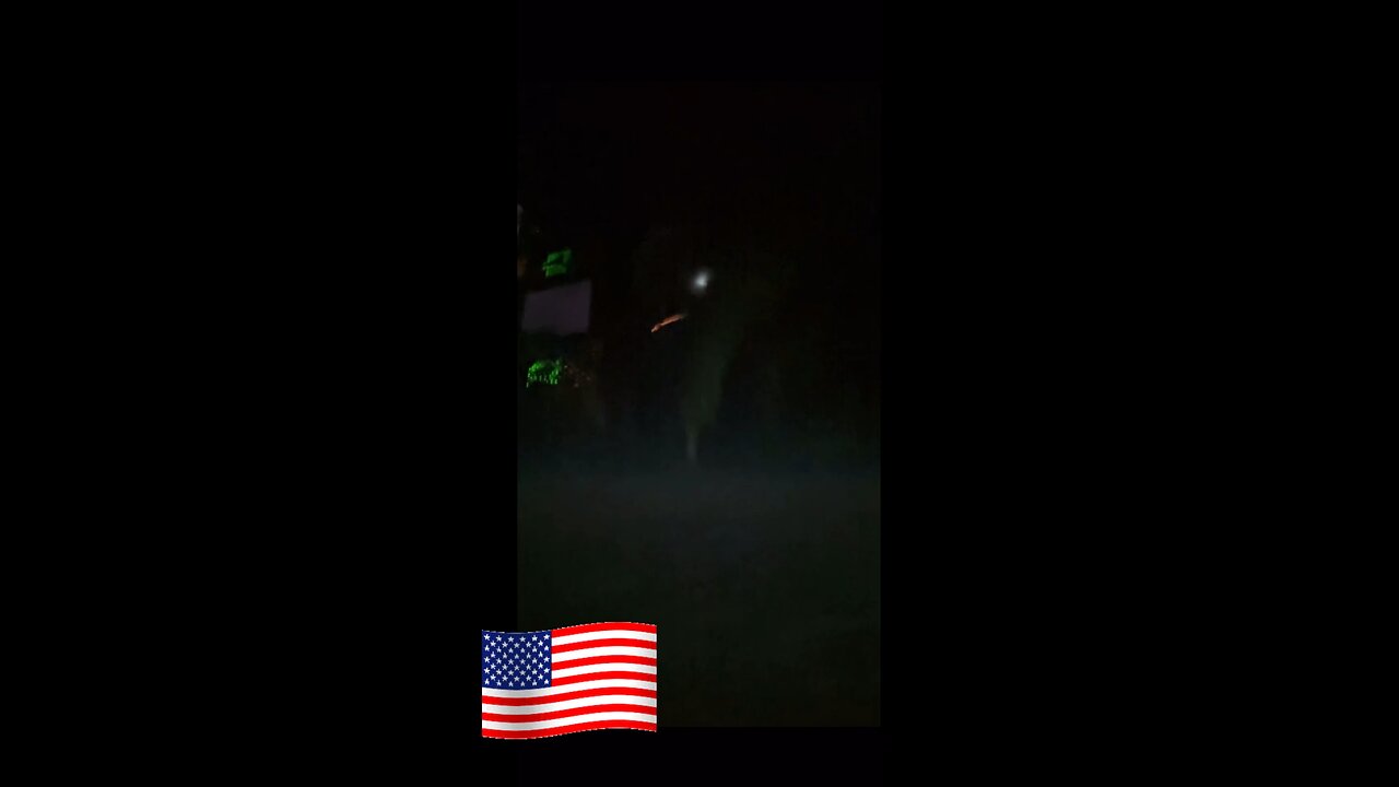 Creepy UFO scanning the woods in Alaska. #ufo #uap #scary #unexplained #strange