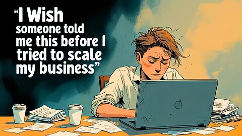 I Wish Someone Told Me This Before I Tried to Scale My Business
