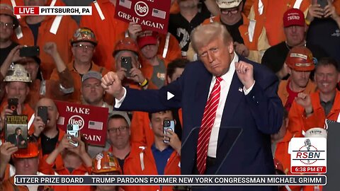 FULL SPEECH: President Trump Holds a Rally in Pittsburgh, PA - 5/30/25