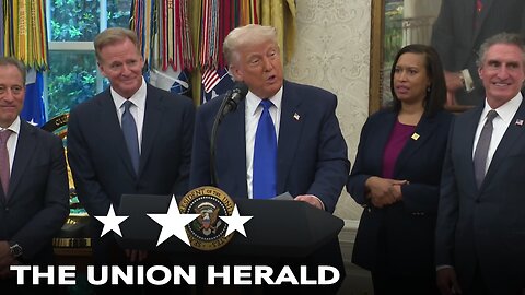 President Trump Delivers Remarks on the 2027 NFL Draft in Washington D.C.