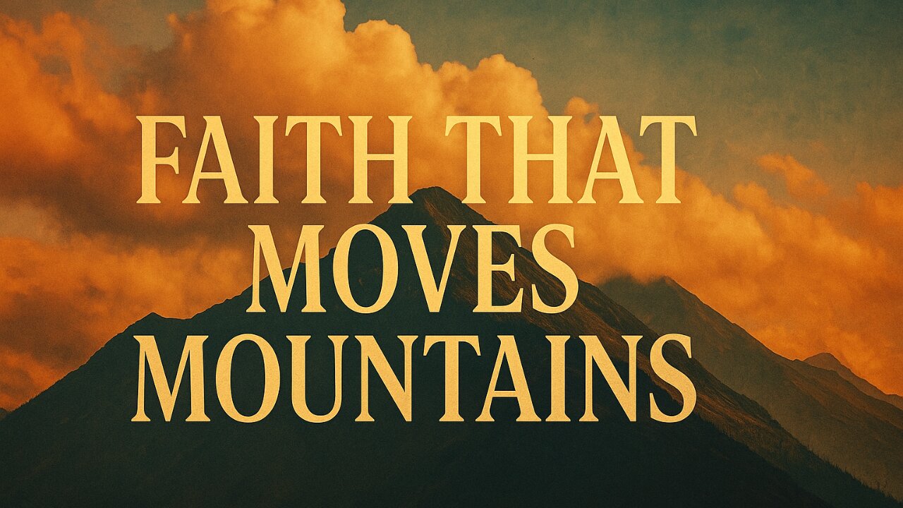 Faith That Moves Mountains: A Powerful Christian Worship Song About Trusting God for the Impossible