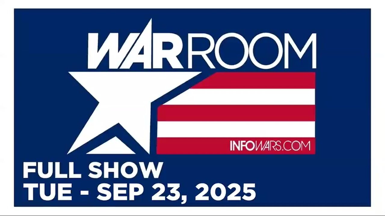 WAR ROOM (Full Show) 09_23_25 Tuesday