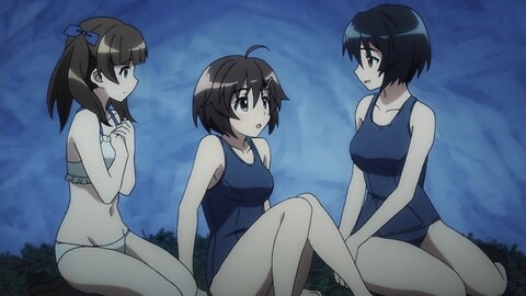 Brave Witches - Georgette, Sadako, and Hikari in an igloo